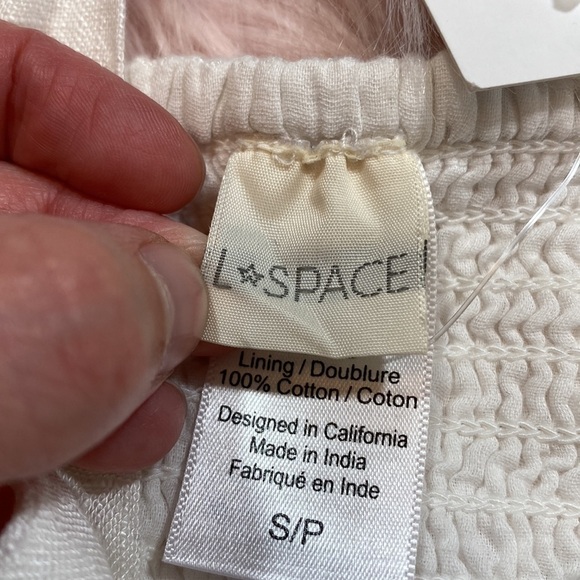 NWT L*Space Morning Star Coverup Dress in White sz S - Picture 3 of 14